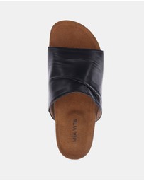 Mia Vita - Blake Slide - Black