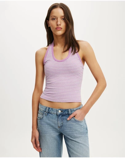 Cotton On - Everyday Smooth Scoop Halter Top