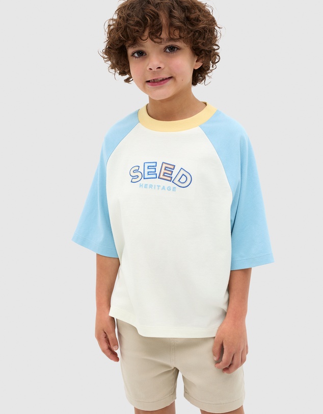 Seed Heritage - Raglan Logo Tee