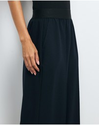AERE - Arna elastic waist detail pant