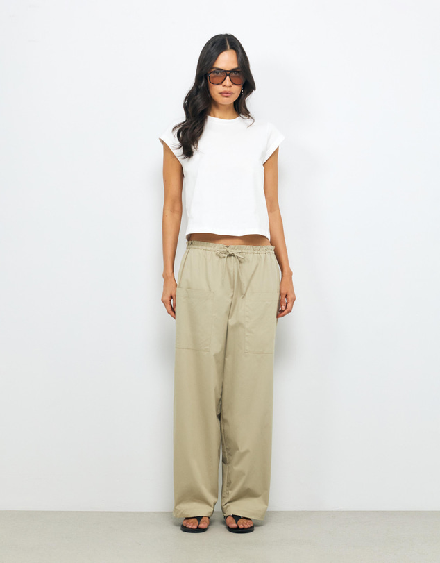 AERE - Zinnia Relaxed Wide-Leg Pants