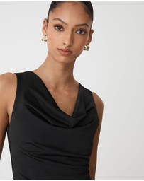 Forcast - Sabrina Cowl Neck Top