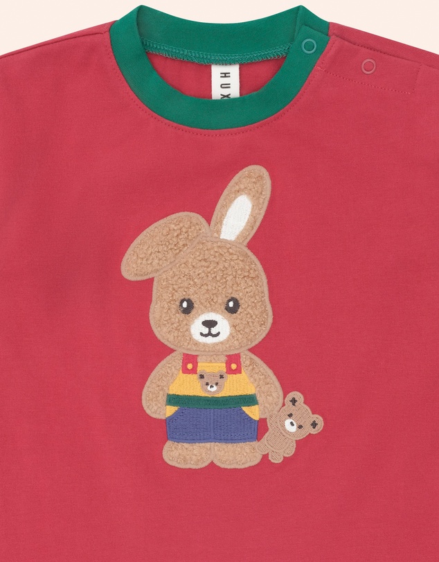 Huxbaby - Colour Block Bunny Top - Babies-Kids