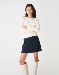 Forcast - Juanita Cotton Cable Knit