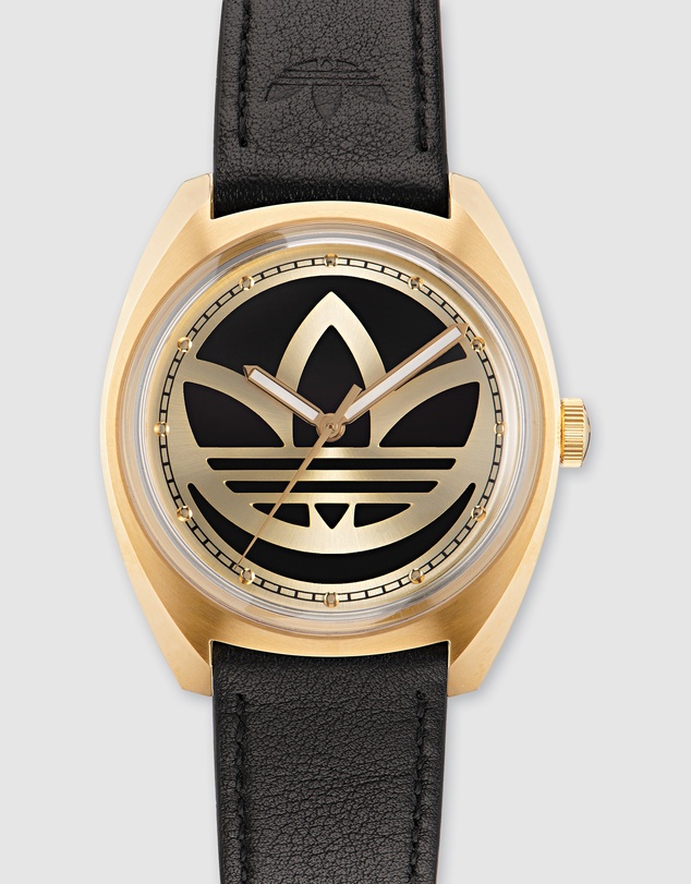 adidas Originals - Edition One - Gold Case & Black Leather Band