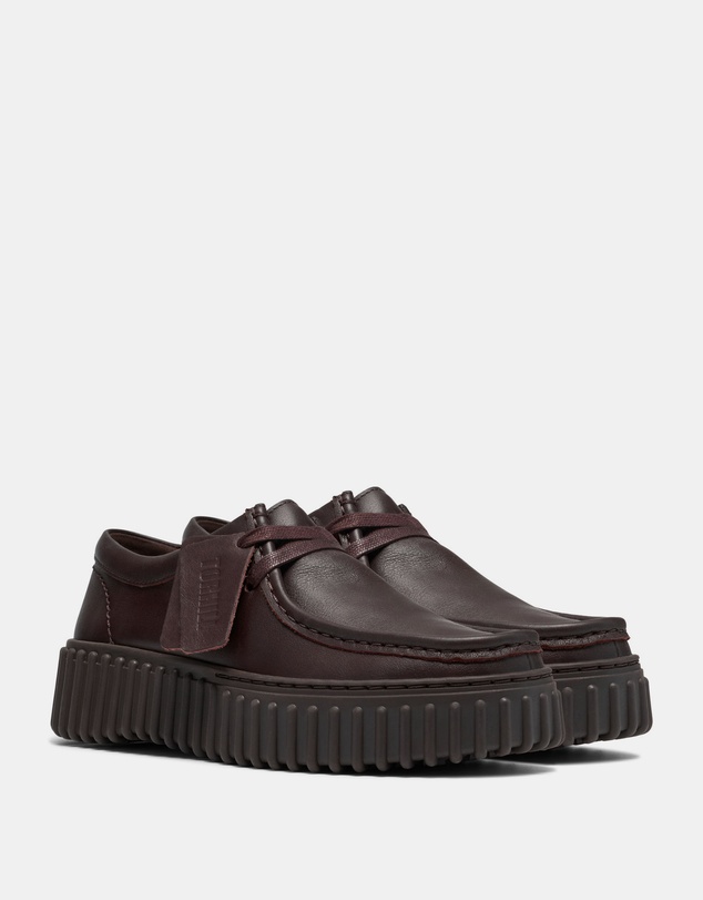 Clarks - Torhill Bee Dark Brown Leather