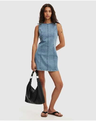 Cotton On - Harley Denim Mini Dress