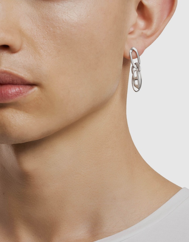 Diesel - Silver-Tone Earring