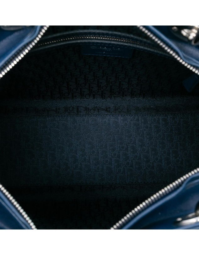 Dior - Pre-Loved Large Lambskin Cannage Lady Dior