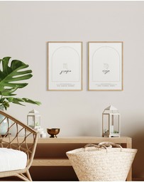 Olive et Oriel - Scorpio Zodiac Art Print