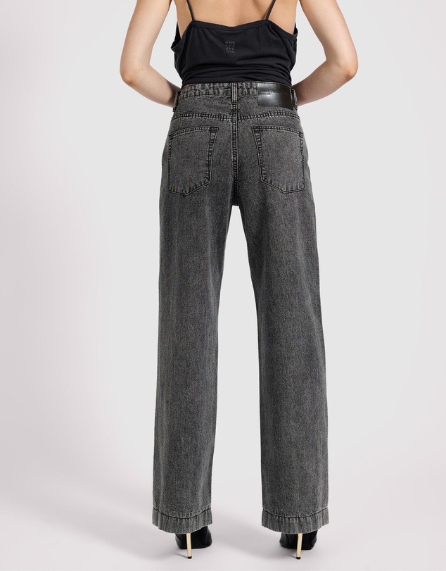 ONE TEASPOON - Jackson Mid Waist Wide Leg Denim Jeans