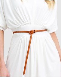 Belle & Bloom - Tie The Knot Leather Belt