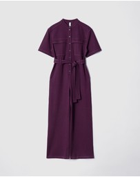 & Other Stories - Short-Sleeve Utility Jumpsuit
