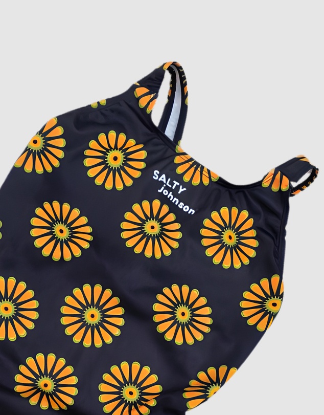 Salty Johnson - Retro Bloom Thick Strap One Piece