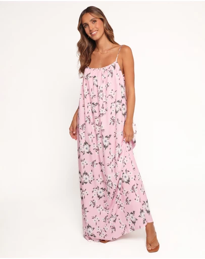 Petal & Pup - Lumina Maxi Dress - Pink Floral
