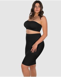 B Free Intimate Apparel - Curvy Strapless Bandeau Bra (A-B-C-D-DD) Cup