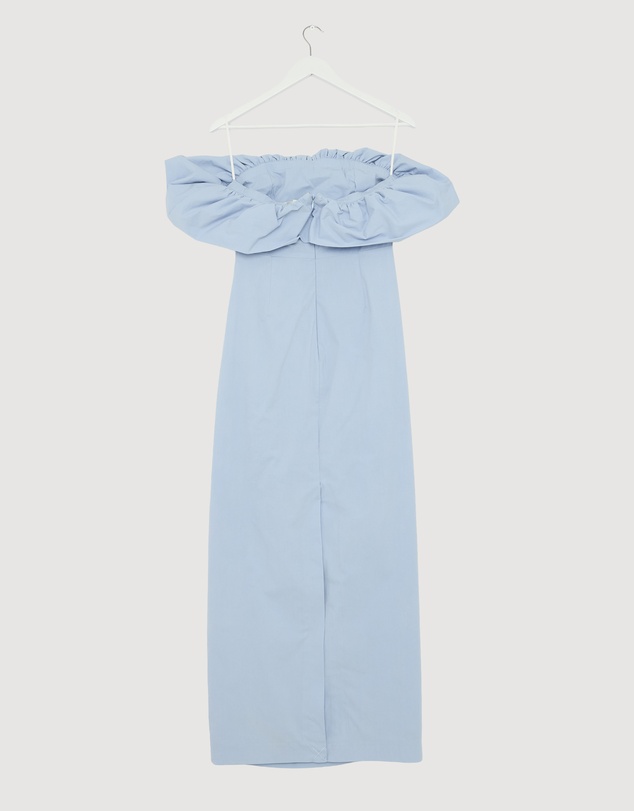 Revibe - Repaired Shona Joy Campbell Strapless Bubble Maxi Dress - AU 12