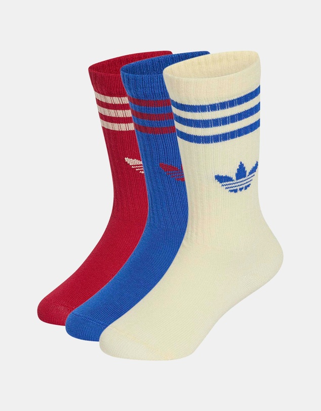 adidas Originals - 3-Pack Crew Socks - Kids-Teens