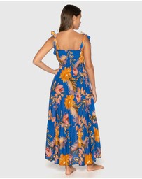 Nip Tuck Swim - Blue Mango Tango Casuarina Dress