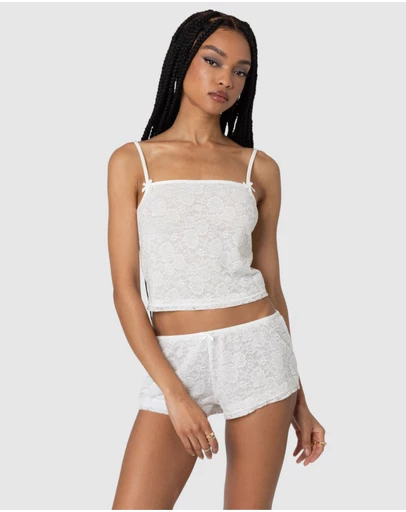 EDIKTED - Love Lace Tank Top