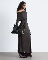 & Other Stories - Draped Midi Dress