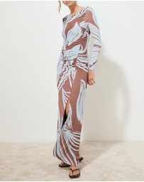 MON RENN - Heirloom Floral Sleeved Dress