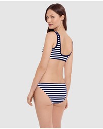 Polo Ralph Lauren - Pique Stripe Wide Strap Padded Bikini Top