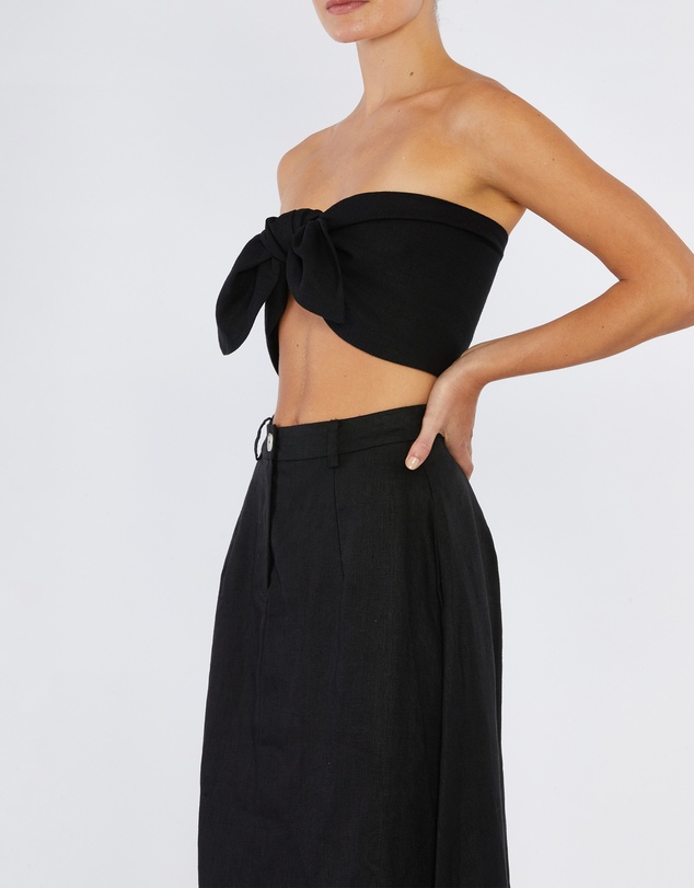 Amelius - Farah Linen Bandeau Top