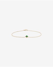Michael Hill - Bracelet with Emerald in 10kt Yellow Gold