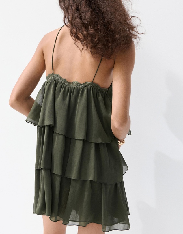 M.N.G - Short Ruffled Dress