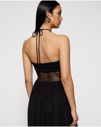 Lover - Isla Lace Halter Maxi Dress
