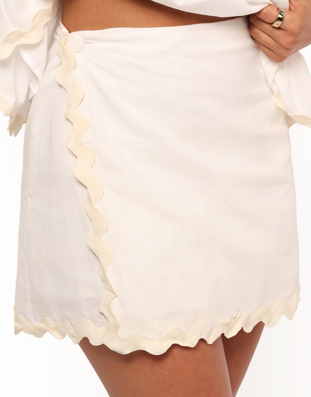 Petal & Pup - Mollymook Skirt - White/Cream