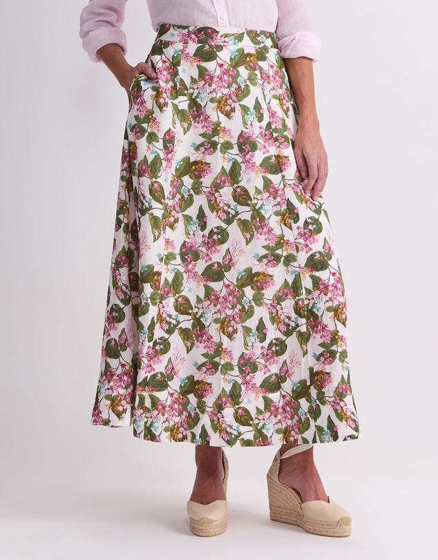 Sportscraft - Osterley Linen Liberty Skirt