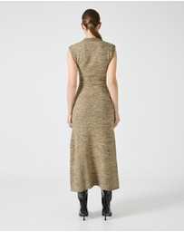 Third Form - Melange Knit Midi Dress