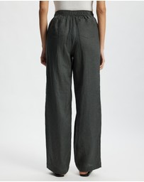 White By FTL - Robin Linen Pants