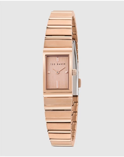 Ted Baker - Lileey Pink Rose Gold-Tone 27mm Bracelet Watch