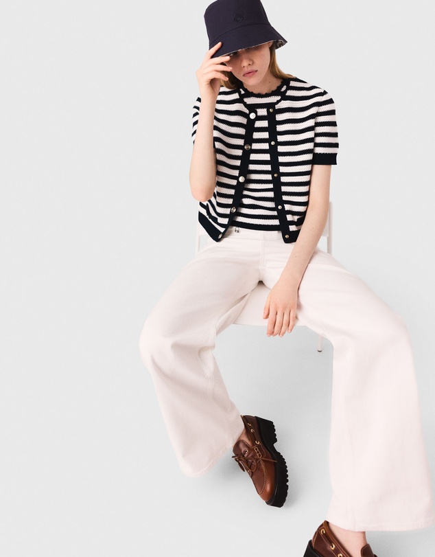Maje - Mistripes Cardigan