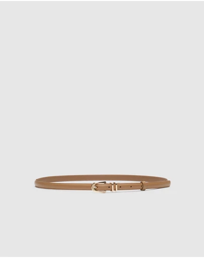 Seed Heritage - Avah Narrow Leather Belt