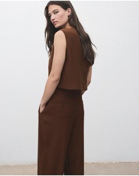 M.N.G - Buttoned Crop Top