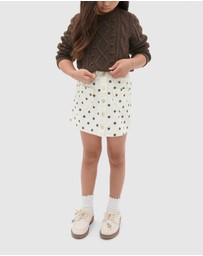 Seed Heritage - Embroidered Denim Skirt
