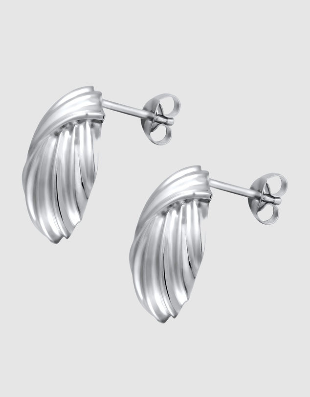 Elli Jewelry - Grooves Stud Earrings in 925 Silver