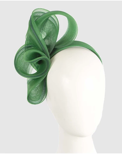 Fillies Collection - Bespoke Green Racing Fascinator