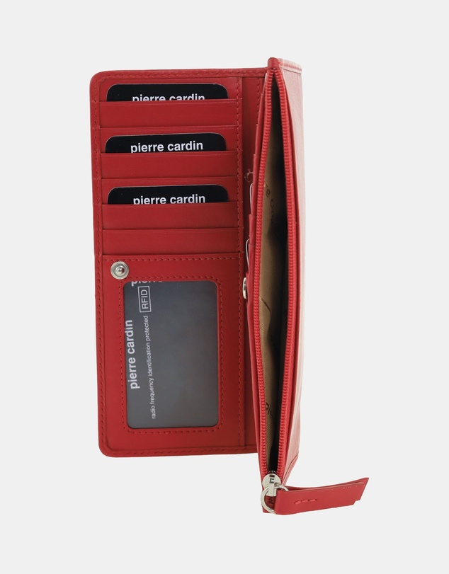 Pierre Cardin - Pierre Cardin Genuine Ladies Leather Bi-Fold Wallet