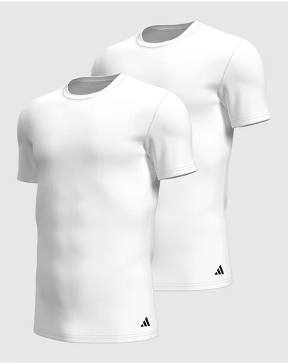 adidas Sportswear - 2 Pack Active Flex Cotton Crew Neck T-Shirt
