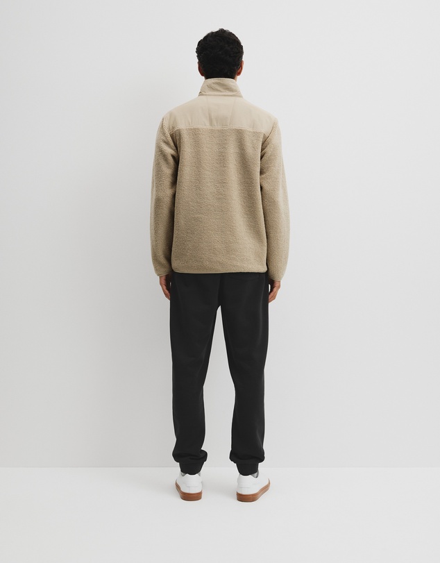 Country Road - Sherpa Half Zip Sweat