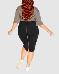 City Chic - Midi Tube Skirt