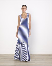 Cirkular - Pre-Loved - Luuda Striped Jersey Maxi dress