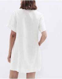 UNISON - Collared Linen Utility Dress