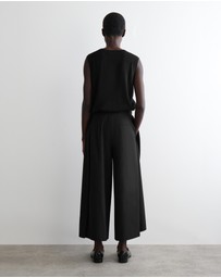 COS - Pleated Merino Wool Blend Culottes
