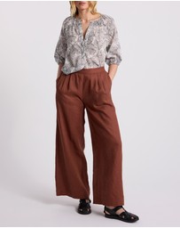 David Lawrence - Fern Embroidered Blouse
